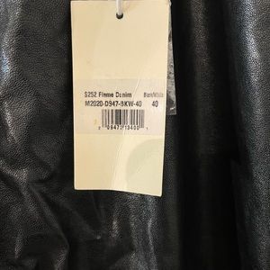 Men leather pants size 40